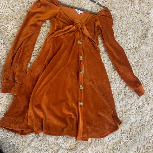 Rust Fall Dress! - never worn! - Picture 3 of 3